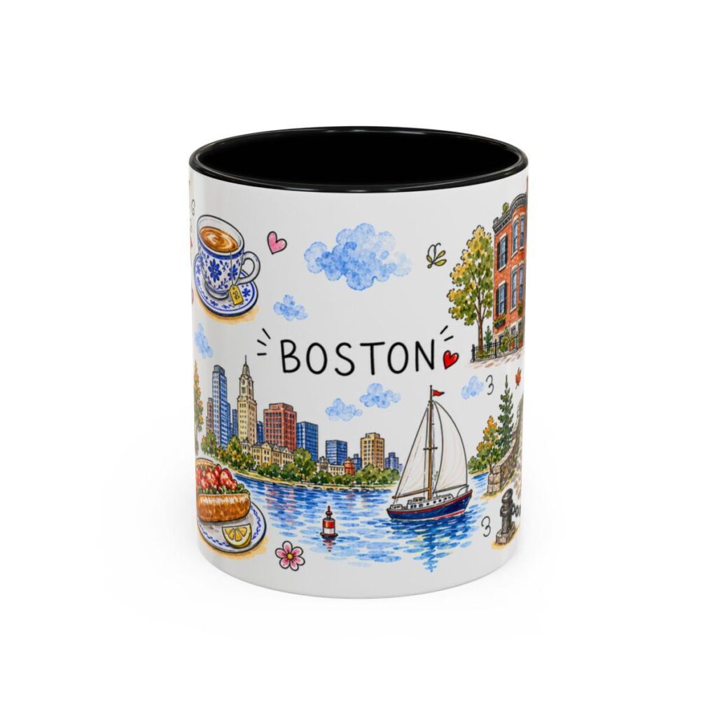 Boston souvenir ceramic mug