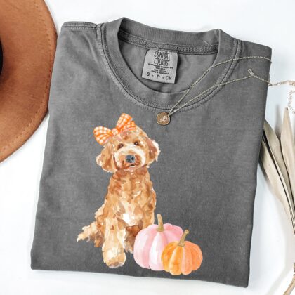 Halloween Doodle Shirt, Halloween Dog Shirt, Labradoodle Shirt, Doodle Mom Shirt - Image 3