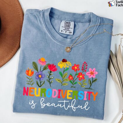 Alternative view of Neurodiversity Is Beautiful Shirt, Neurodiversity Shirt, Autism Awareness Shirt, Autism Acceptance Tee