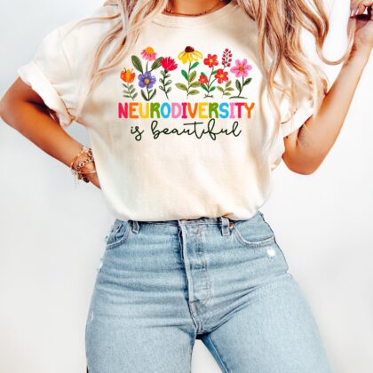 Neurodiversity Is Beautiful Shirt, Neurodiversity Shirt, Autism Awareness Shirt, Autism Acceptance Tee - Image 6