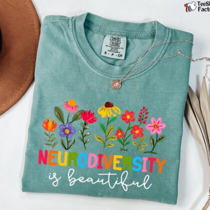 Neurodiversity Is Beautiful Shirt, Neurodiversity Shirt, Autism Awareness Shirt, Autism Acceptance Tee - Image 4