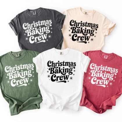 Christmas Baking Crew Shirt, Christmas Gift, Christmas Cookies Crew, Matching Family Christmas Shirt