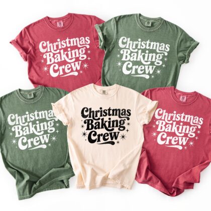 Alternative view of Christmas Baking Crew Shirt, Christmas Gift, Christmas Cookies Crew, Matching Family Christmas Shirt