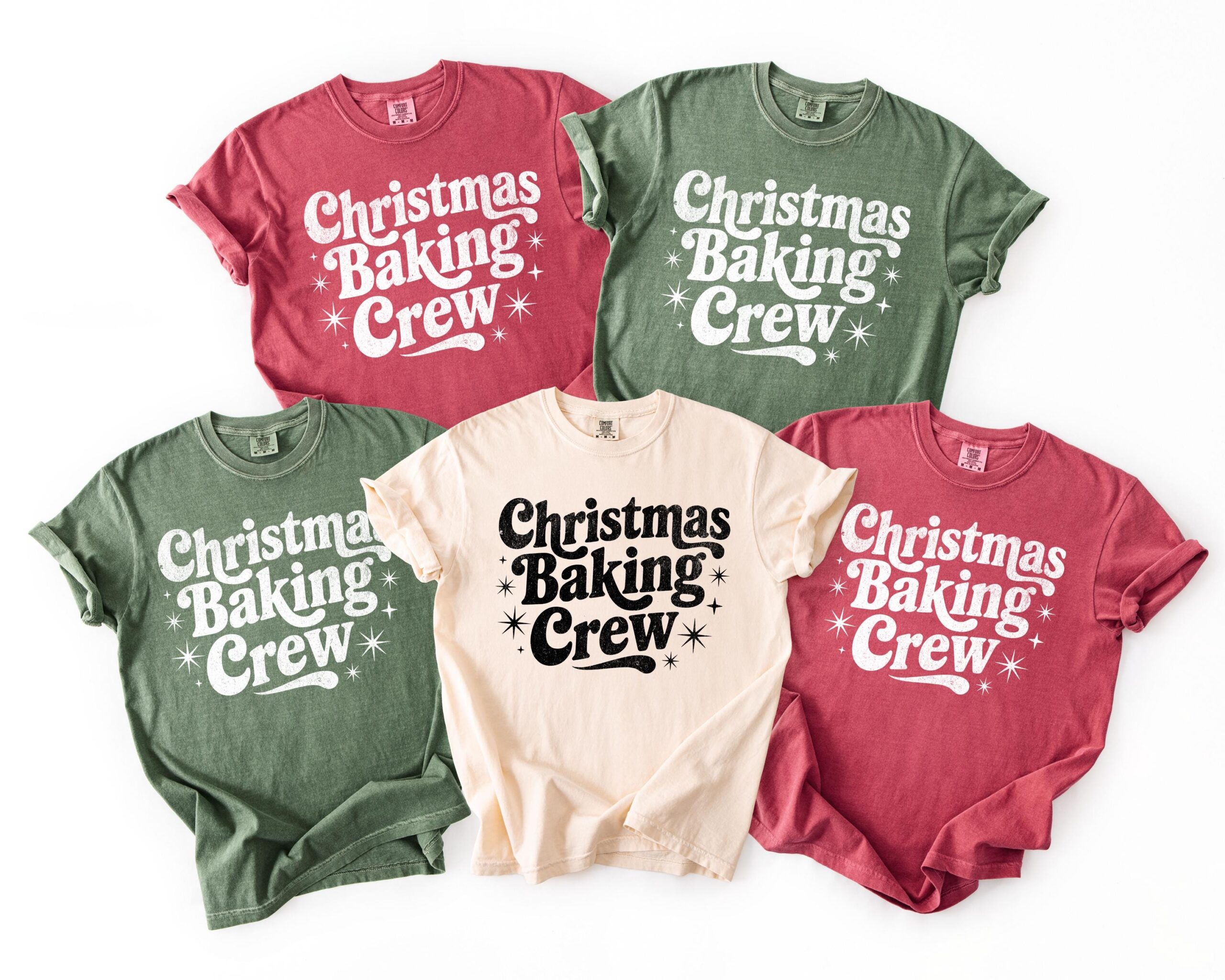 Christmas Baking Crew Shirt, Christmas Gift, Christmas Cookies Crew, Matching Family Christmas Shirt - Image 2