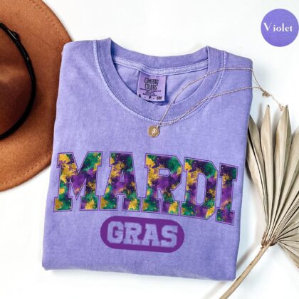 Mardi Gras Shirt, Fat Tuesday Tee, Retro Mardi Gras Shirt, New Orleans Carnival