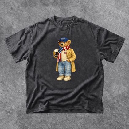 Alternative view of 250 Years Teddy Bear Shirt, American Teddy Bear Shirt, 4th of July Shirt, Patriotic Bear Shirt