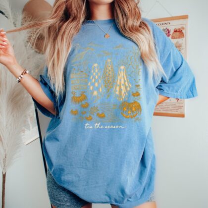 Tis The Season T-Shirt, Spooky Season Shirt, Halloween Ghost Tee - Image 5